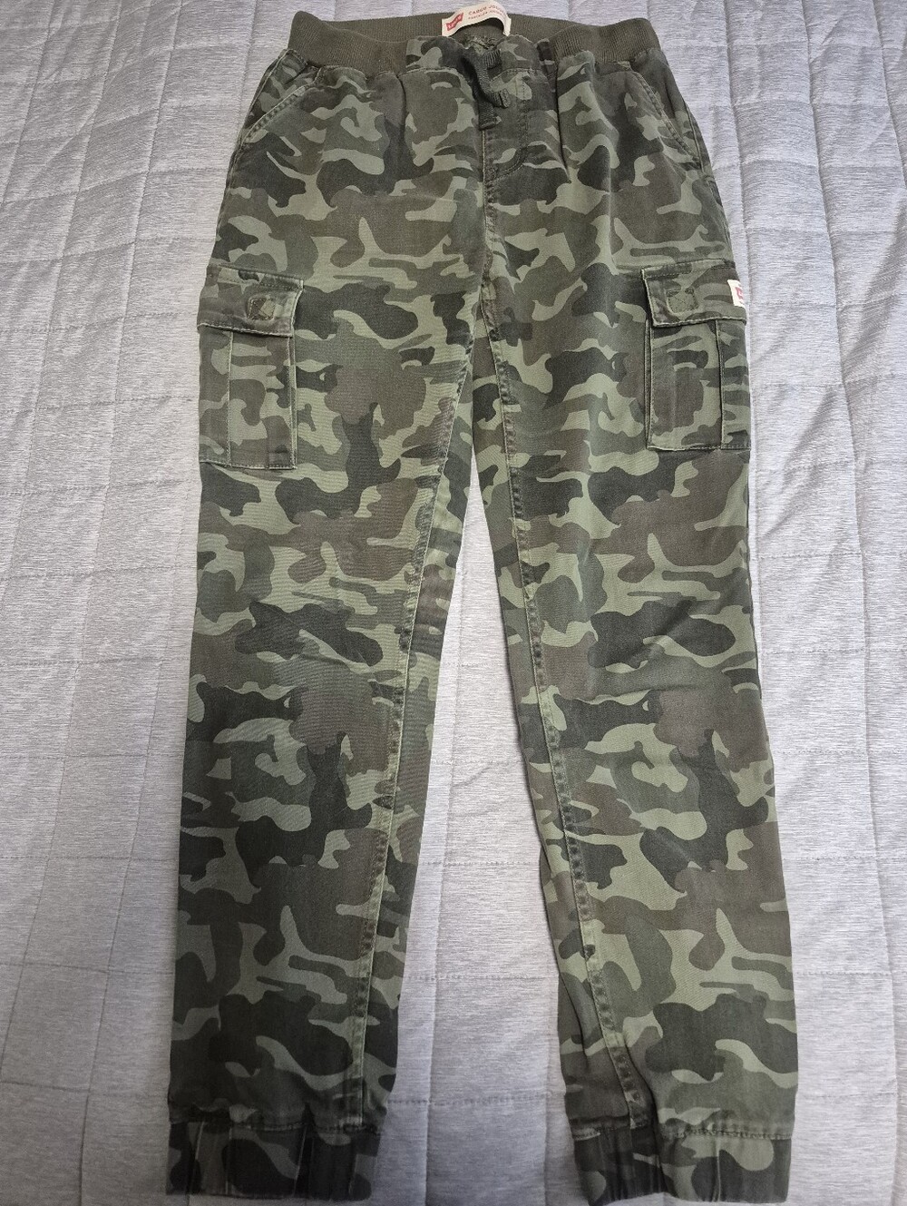 Kids Camo Cargo Joggers